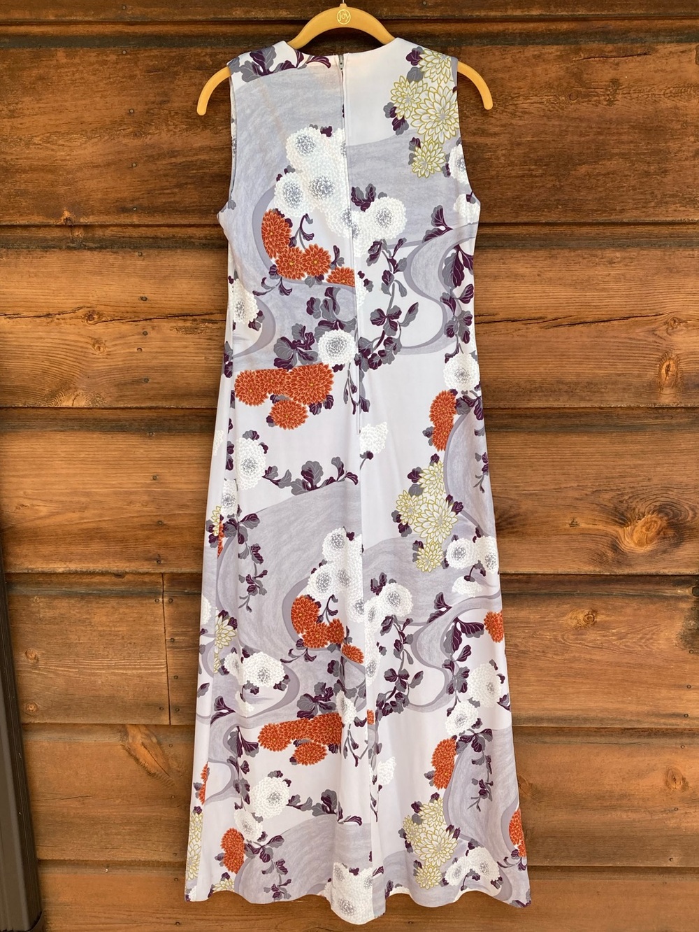 Retro Sleeveless Floral Maxi Dress - Picture 5 of 15
